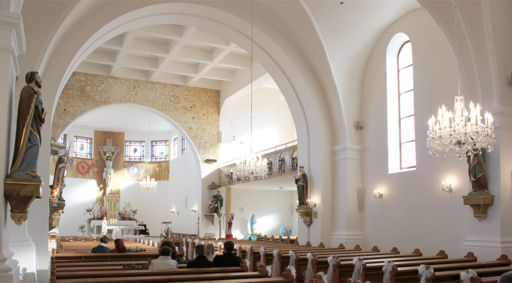 Rekonstrukce interiéru farního kostela Božího těla